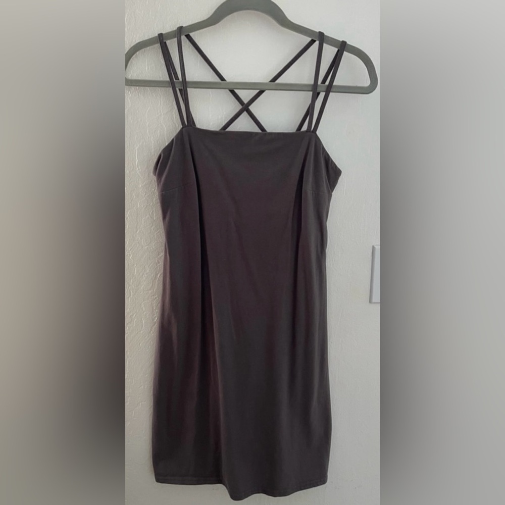 RVCA Gray Mini Dress